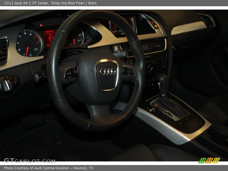 Deep Sea Blue Pearl / Black 2011 Audi A4 2.0T Sedan