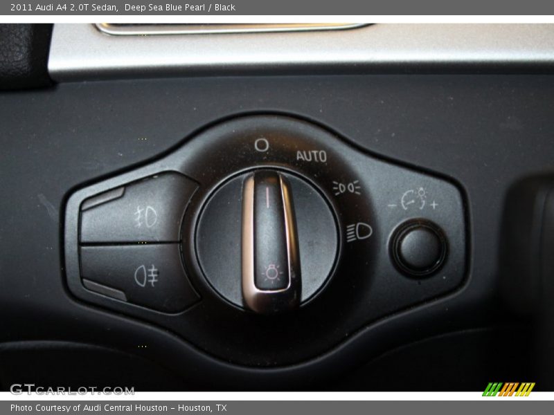 Deep Sea Blue Pearl / Black 2011 Audi A4 2.0T Sedan
