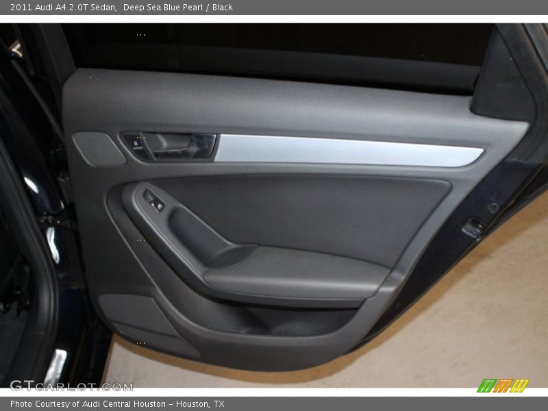 Deep Sea Blue Pearl / Black 2011 Audi A4 2.0T Sedan