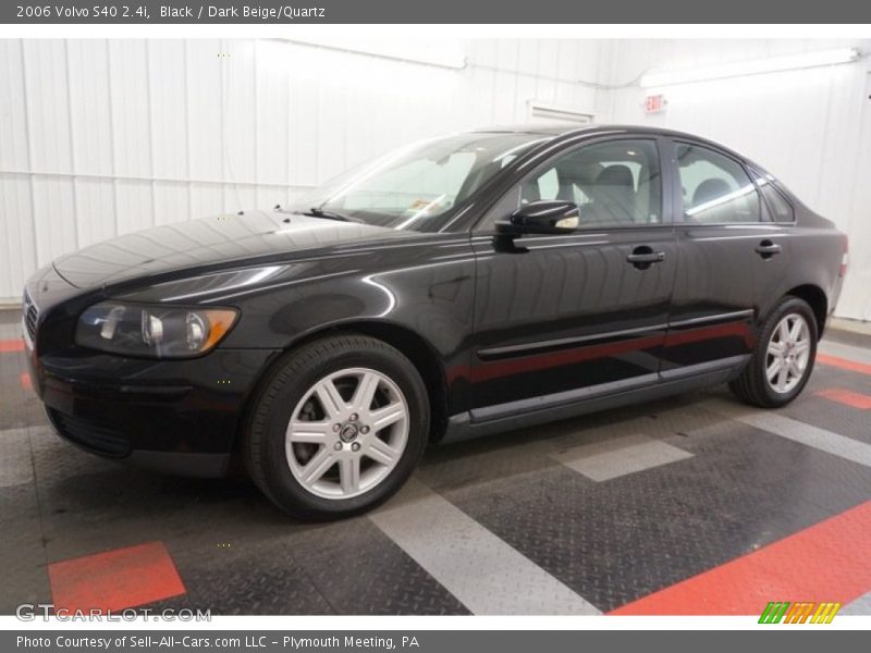 Black / Dark Beige/Quartz 2006 Volvo S40 2.4i