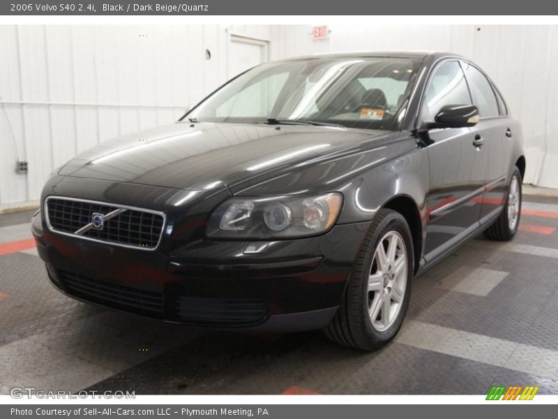 Black / Dark Beige/Quartz 2006 Volvo S40 2.4i