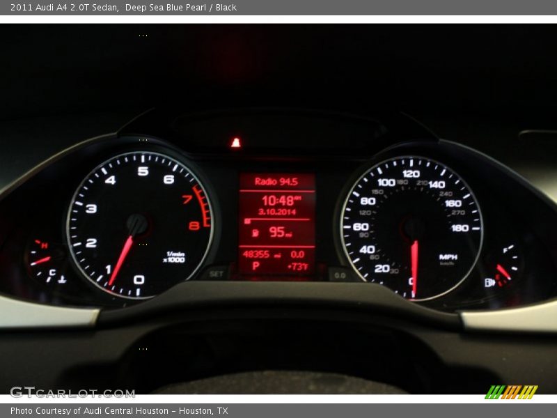 Deep Sea Blue Pearl / Black 2011 Audi A4 2.0T Sedan