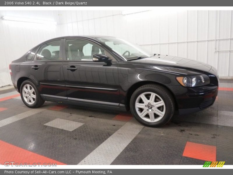 Black / Dark Beige/Quartz 2006 Volvo S40 2.4i