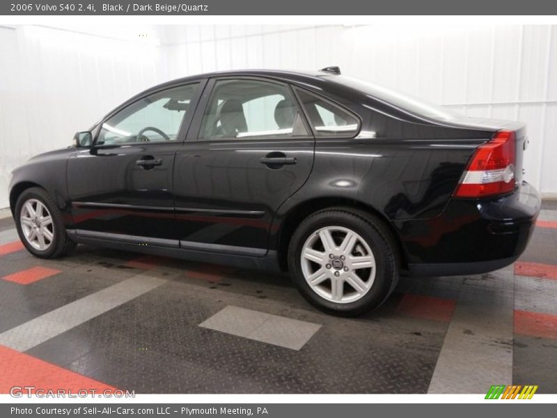 Black / Dark Beige/Quartz 2006 Volvo S40 2.4i