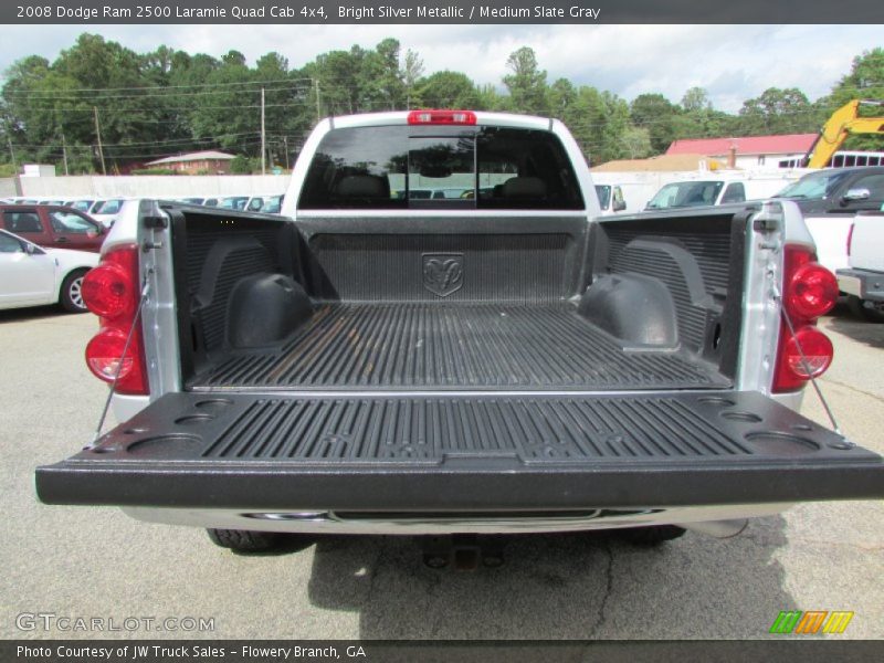 Bright Silver Metallic / Medium Slate Gray 2008 Dodge Ram 2500 Laramie Quad Cab 4x4