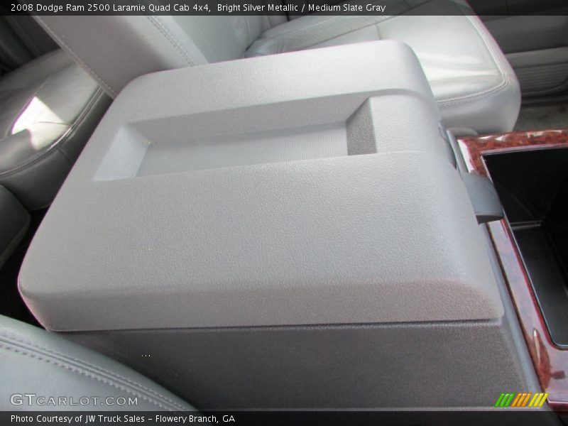 Bright Silver Metallic / Medium Slate Gray 2008 Dodge Ram 2500 Laramie Quad Cab 4x4