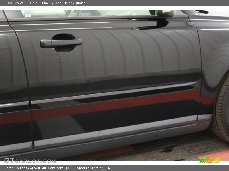 Black / Dark Beige/Quartz 2006 Volvo S40 2.4i