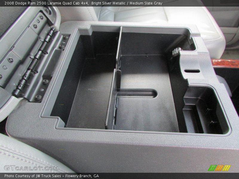 Bright Silver Metallic / Medium Slate Gray 2008 Dodge Ram 2500 Laramie Quad Cab 4x4