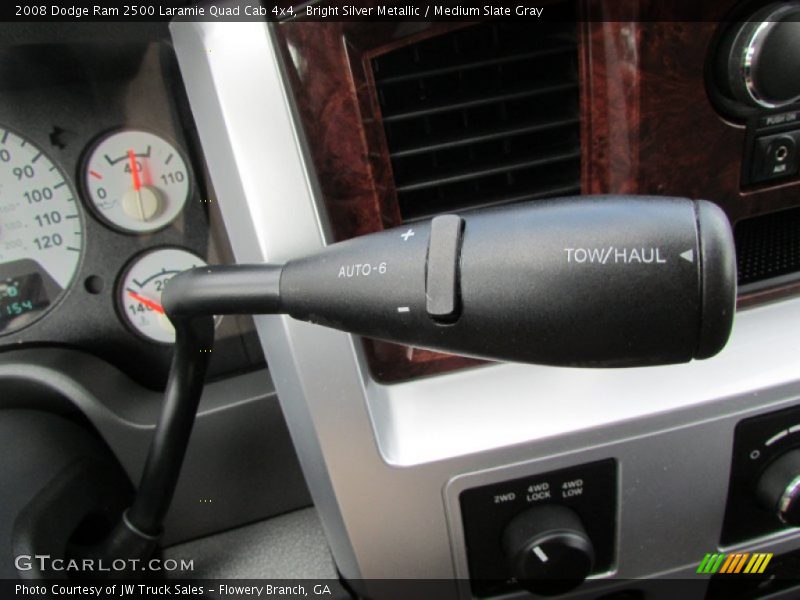 Bright Silver Metallic / Medium Slate Gray 2008 Dodge Ram 2500 Laramie Quad Cab 4x4