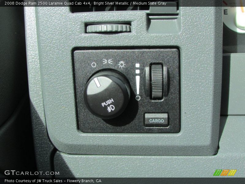 Bright Silver Metallic / Medium Slate Gray 2008 Dodge Ram 2500 Laramie Quad Cab 4x4