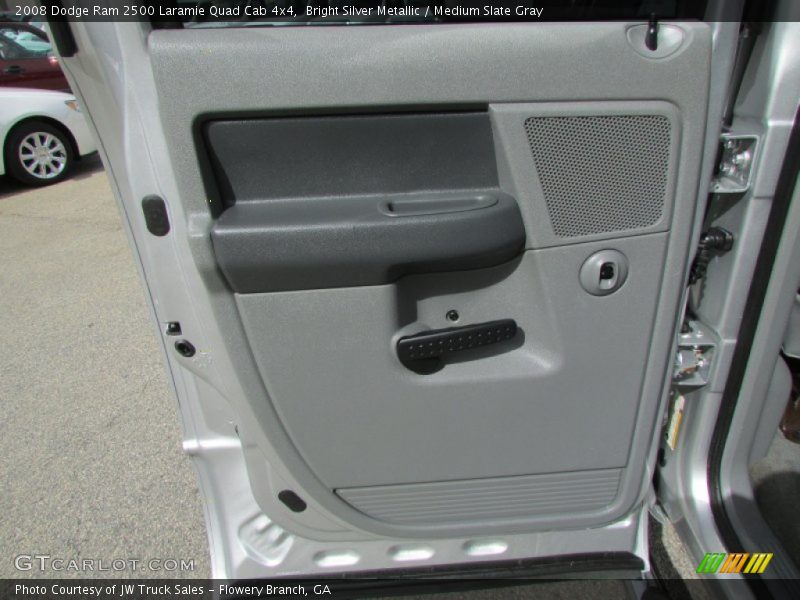Bright Silver Metallic / Medium Slate Gray 2008 Dodge Ram 2500 Laramie Quad Cab 4x4