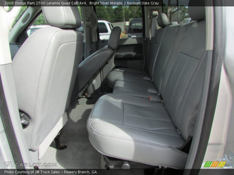 Bright Silver Metallic / Medium Slate Gray 2008 Dodge Ram 2500 Laramie Quad Cab 4x4