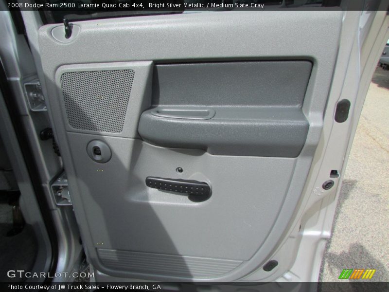 Bright Silver Metallic / Medium Slate Gray 2008 Dodge Ram 2500 Laramie Quad Cab 4x4