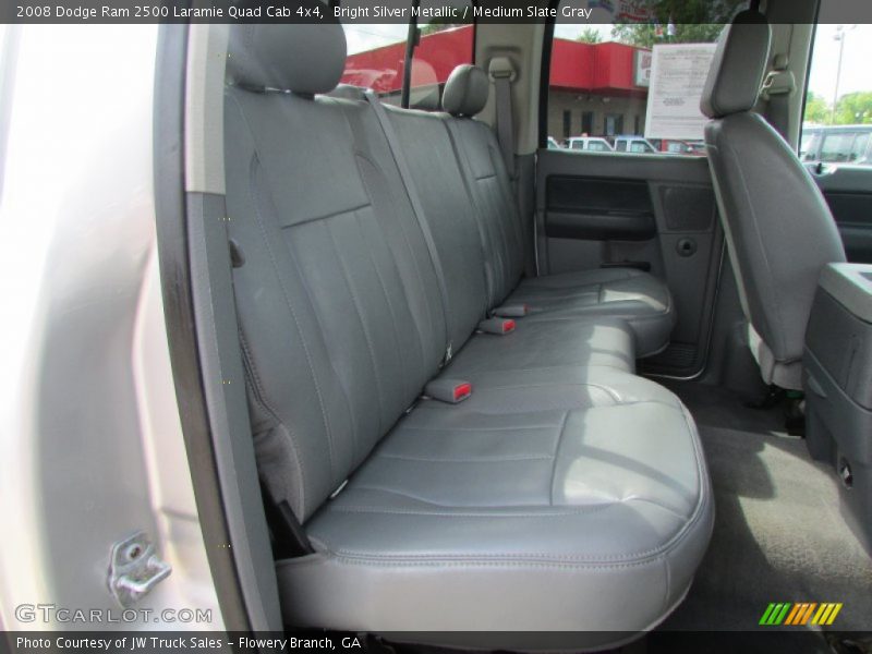 Bright Silver Metallic / Medium Slate Gray 2008 Dodge Ram 2500 Laramie Quad Cab 4x4