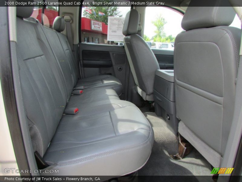 Bright Silver Metallic / Medium Slate Gray 2008 Dodge Ram 2500 Laramie Quad Cab 4x4
