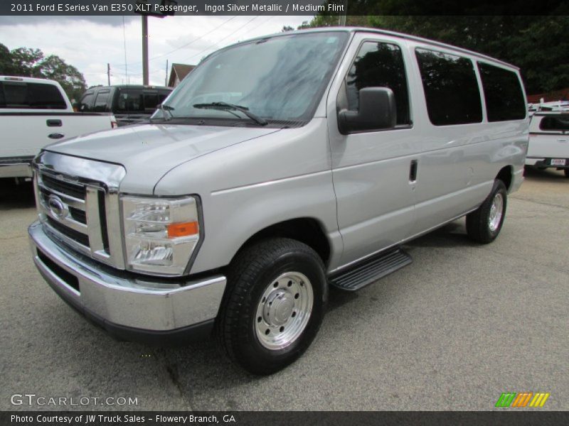 Ingot Silver Metallic / Medium Flint 2011 Ford E Series Van E350 XLT Passenger