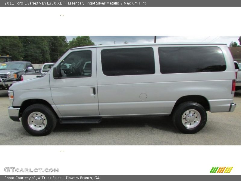 Ingot Silver Metallic / Medium Flint 2011 Ford E Series Van E350 XLT Passenger