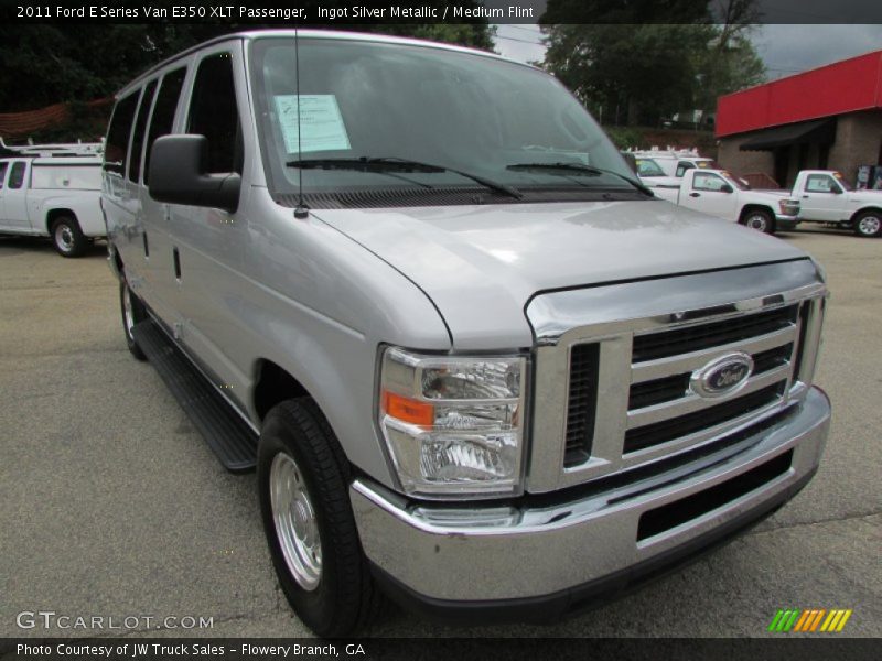 Ingot Silver Metallic / Medium Flint 2011 Ford E Series Van E350 XLT Passenger