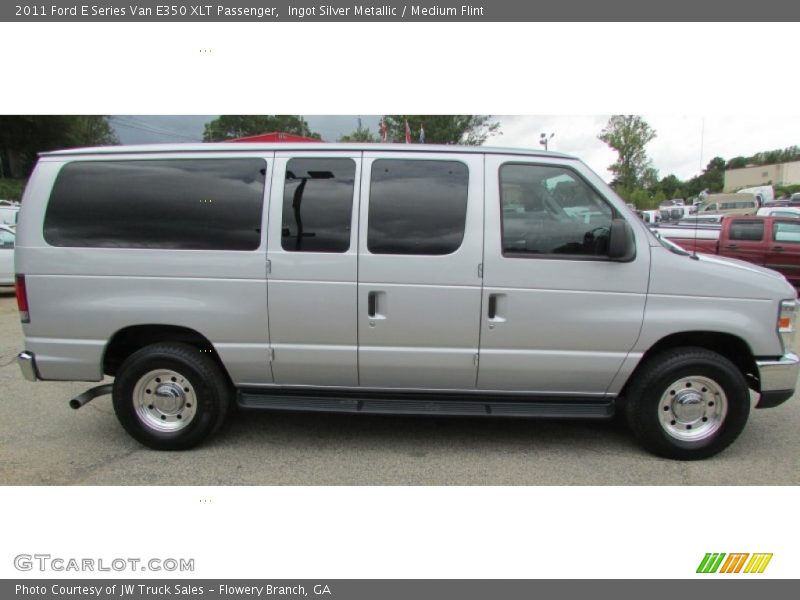 Ingot Silver Metallic / Medium Flint 2011 Ford E Series Van E350 XLT Passenger