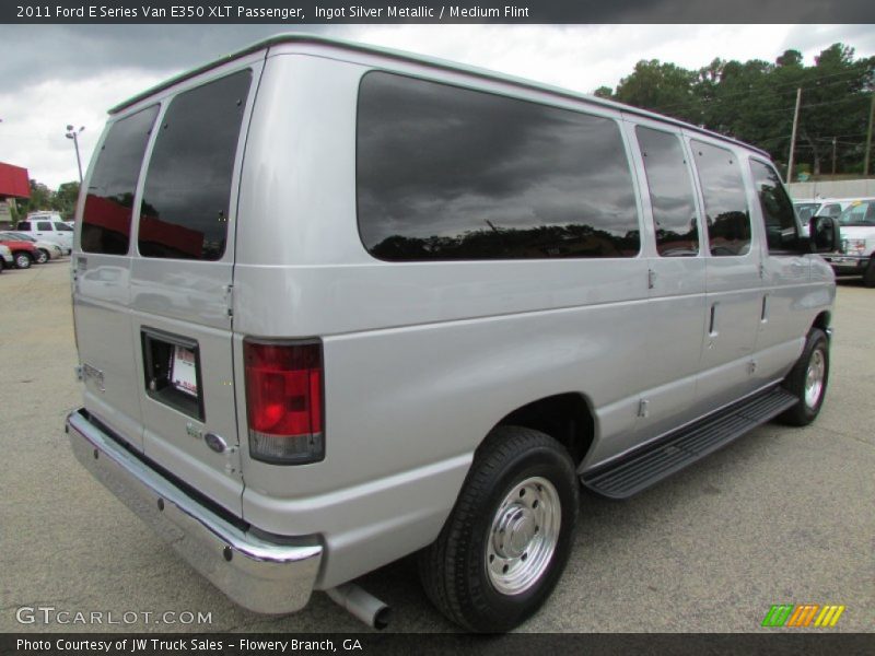 Ingot Silver Metallic / Medium Flint 2011 Ford E Series Van E350 XLT Passenger