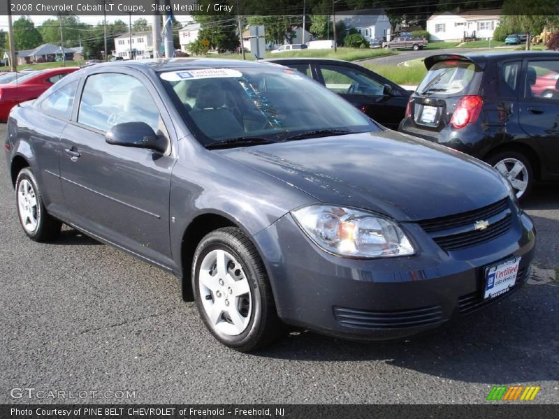 Slate Metallic / Gray 2008 Chevrolet Cobalt LT Coupe