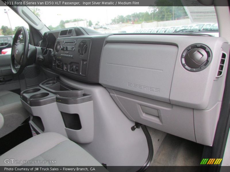 Ingot Silver Metallic / Medium Flint 2011 Ford E Series Van E350 XLT Passenger