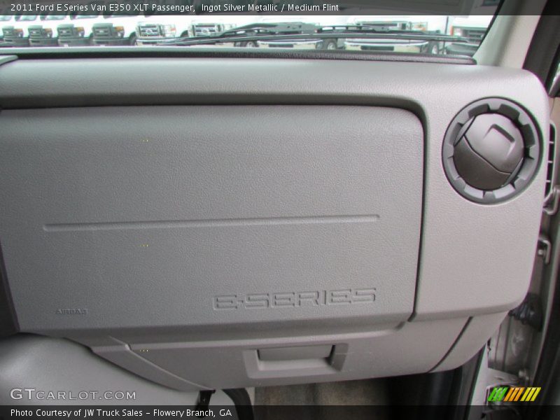 Ingot Silver Metallic / Medium Flint 2011 Ford E Series Van E350 XLT Passenger