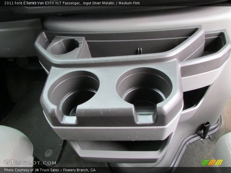 Ingot Silver Metallic / Medium Flint 2011 Ford E Series Van E350 XLT Passenger