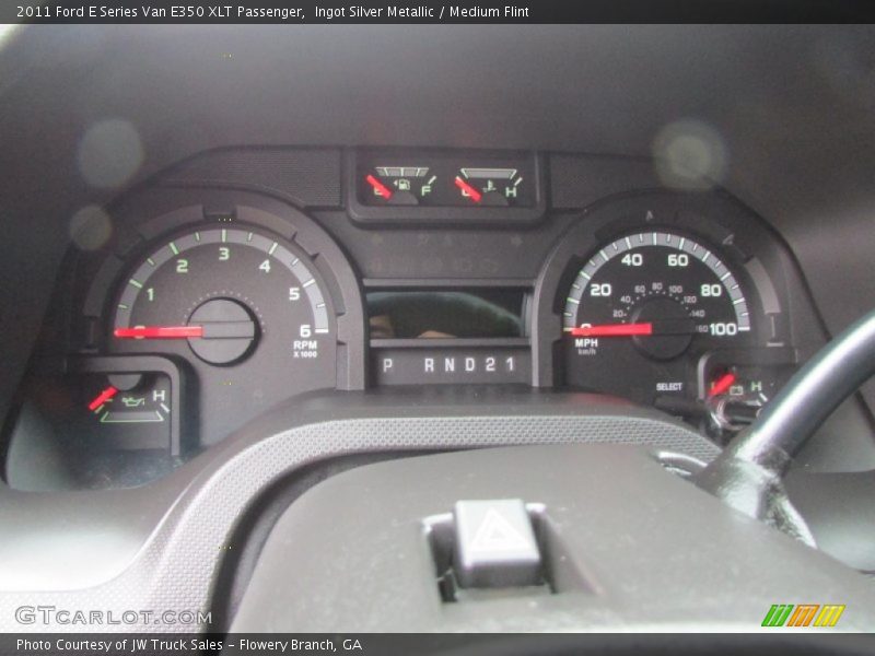 Ingot Silver Metallic / Medium Flint 2011 Ford E Series Van E350 XLT Passenger