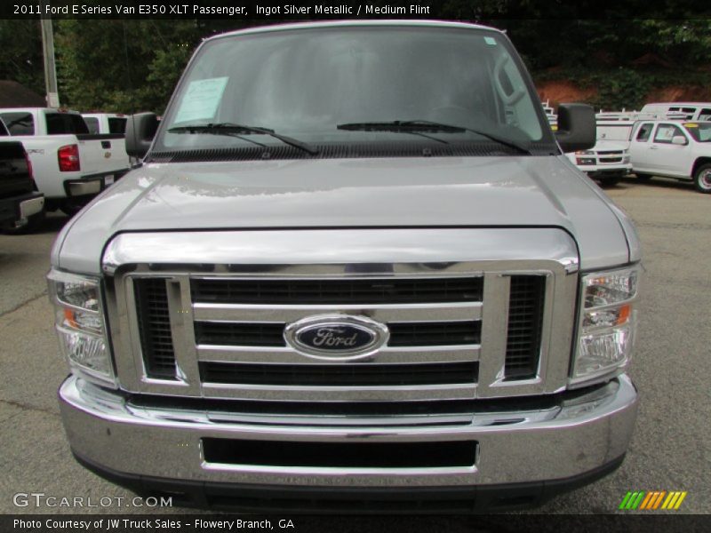 Ingot Silver Metallic / Medium Flint 2011 Ford E Series Van E350 XLT Passenger