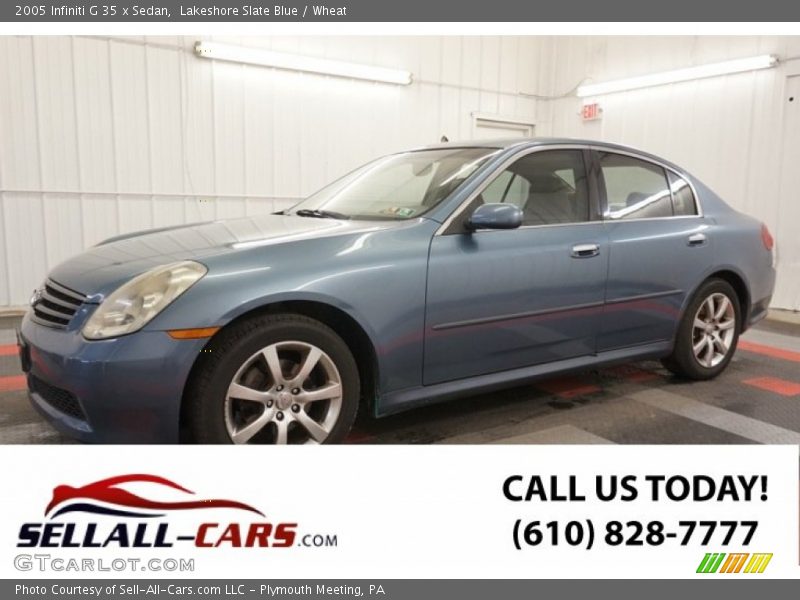 Lakeshore Slate Blue / Wheat 2005 Infiniti G 35 x Sedan