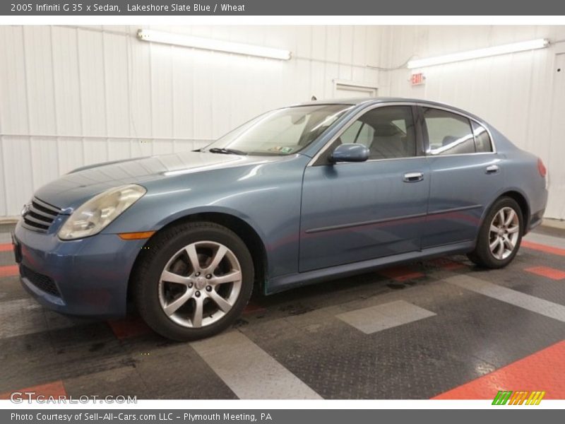 Lakeshore Slate Blue / Wheat 2005 Infiniti G 35 x Sedan
