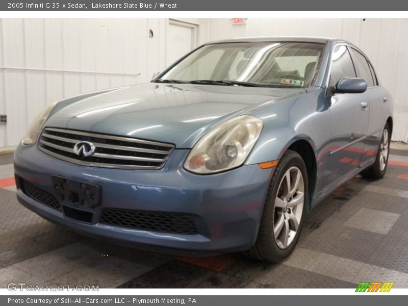 Lakeshore Slate Blue / Wheat 2005 Infiniti G 35 x Sedan