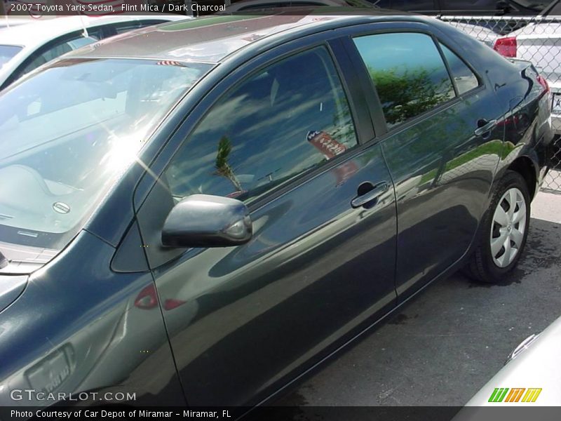 Flint Mica / Dark Charcoal 2007 Toyota Yaris Sedan