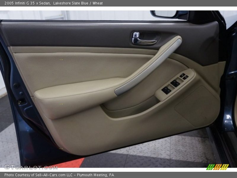 Lakeshore Slate Blue / Wheat 2005 Infiniti G 35 x Sedan