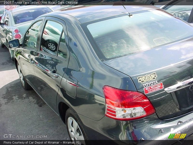 Flint Mica / Dark Charcoal 2007 Toyota Yaris Sedan