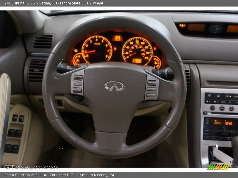 Lakeshore Slate Blue / Wheat 2005 Infiniti G 35 x Sedan