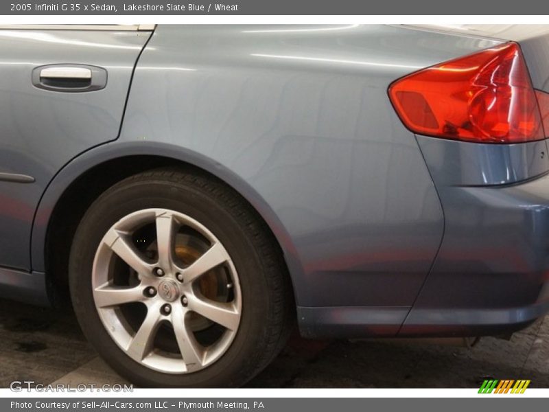 Lakeshore Slate Blue / Wheat 2005 Infiniti G 35 x Sedan