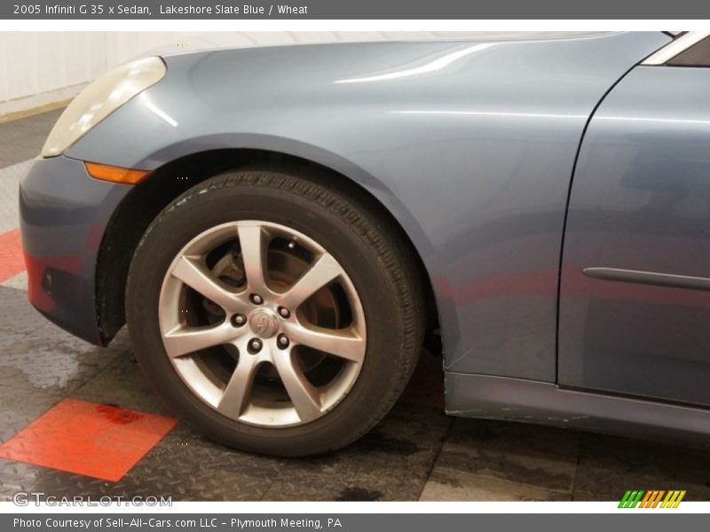 Lakeshore Slate Blue / Wheat 2005 Infiniti G 35 x Sedan
