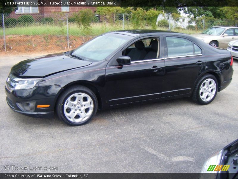 Tuxedo Black Metallic / Charcoal Black 2010 Ford Fusion SE V6