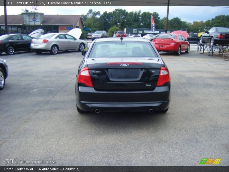 Tuxedo Black Metallic / Charcoal Black 2010 Ford Fusion SE V6