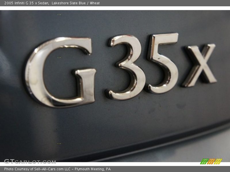 Lakeshore Slate Blue / Wheat 2005 Infiniti G 35 x Sedan