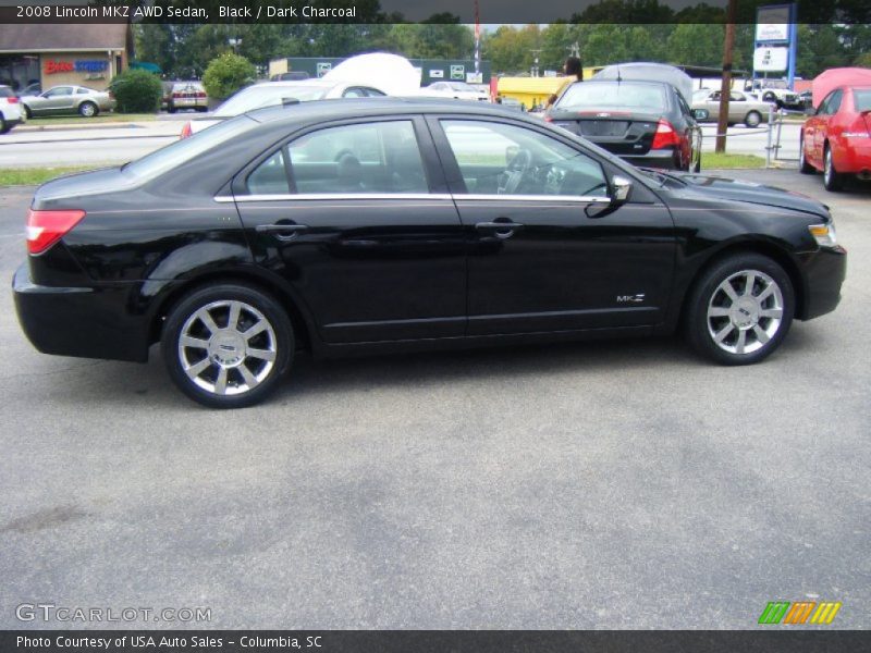 Black / Dark Charcoal 2008 Lincoln MKZ AWD Sedan