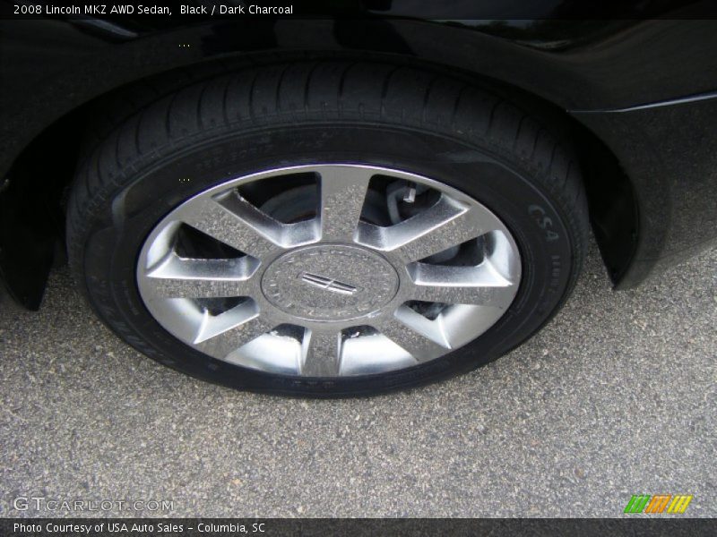 Black / Dark Charcoal 2008 Lincoln MKZ AWD Sedan