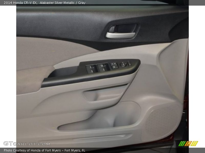 Alabaster Silver Metallic / Gray 2014 Honda CR-V EX