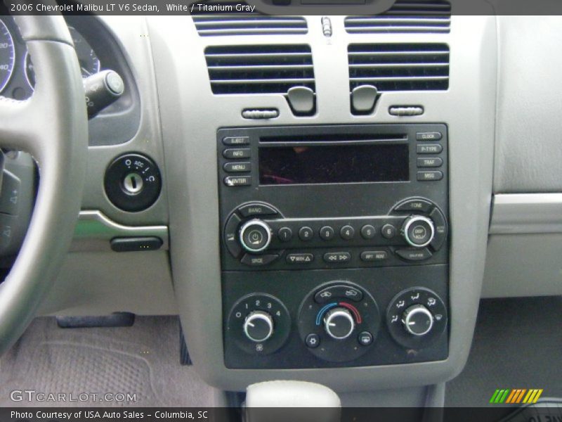 White / Titanium Gray 2006 Chevrolet Malibu LT V6 Sedan