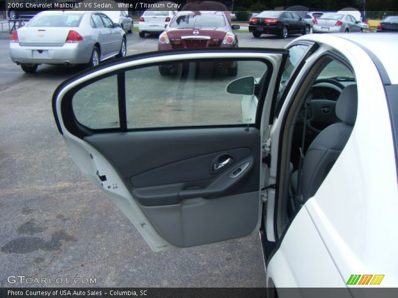 White / Titanium Gray 2006 Chevrolet Malibu LT V6 Sedan