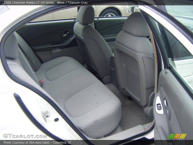 White / Titanium Gray 2006 Chevrolet Malibu LT V6 Sedan