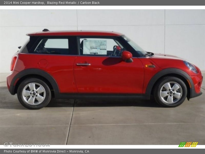 Blazing Red Metallic / Carbon Black 2014 Mini Cooper Hardtop