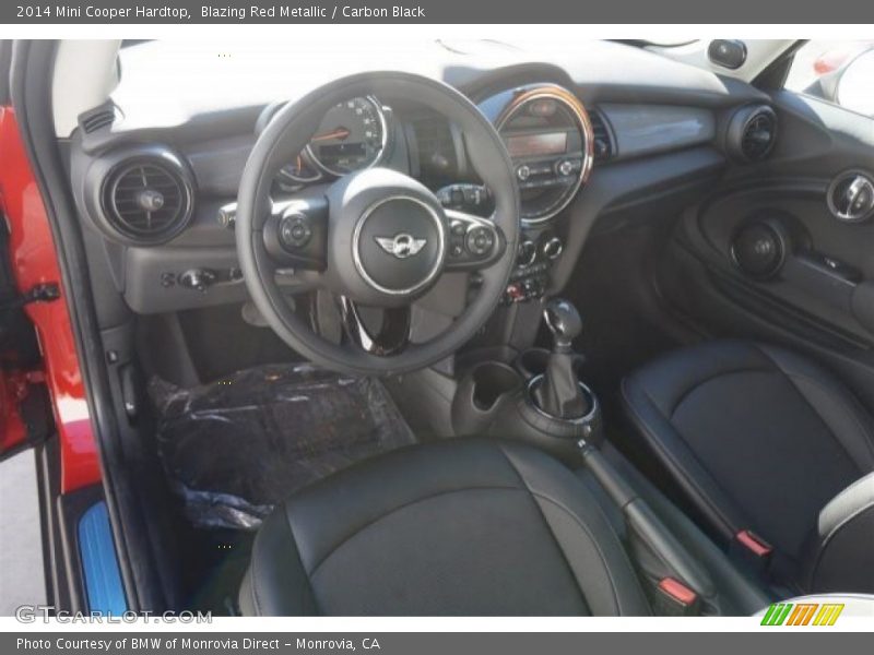 Blazing Red Metallic / Carbon Black 2014 Mini Cooper Hardtop